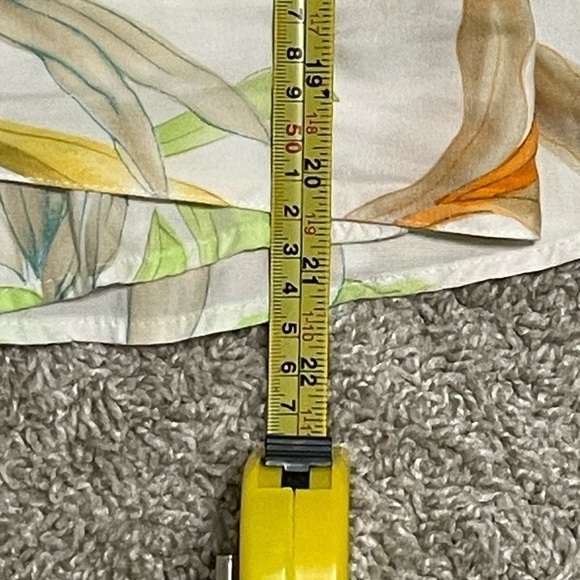 Liz Claiborne Women’s Wrap Top XL Yellow & Orange Tropical Floral Balletcore - Picture 8 of 11